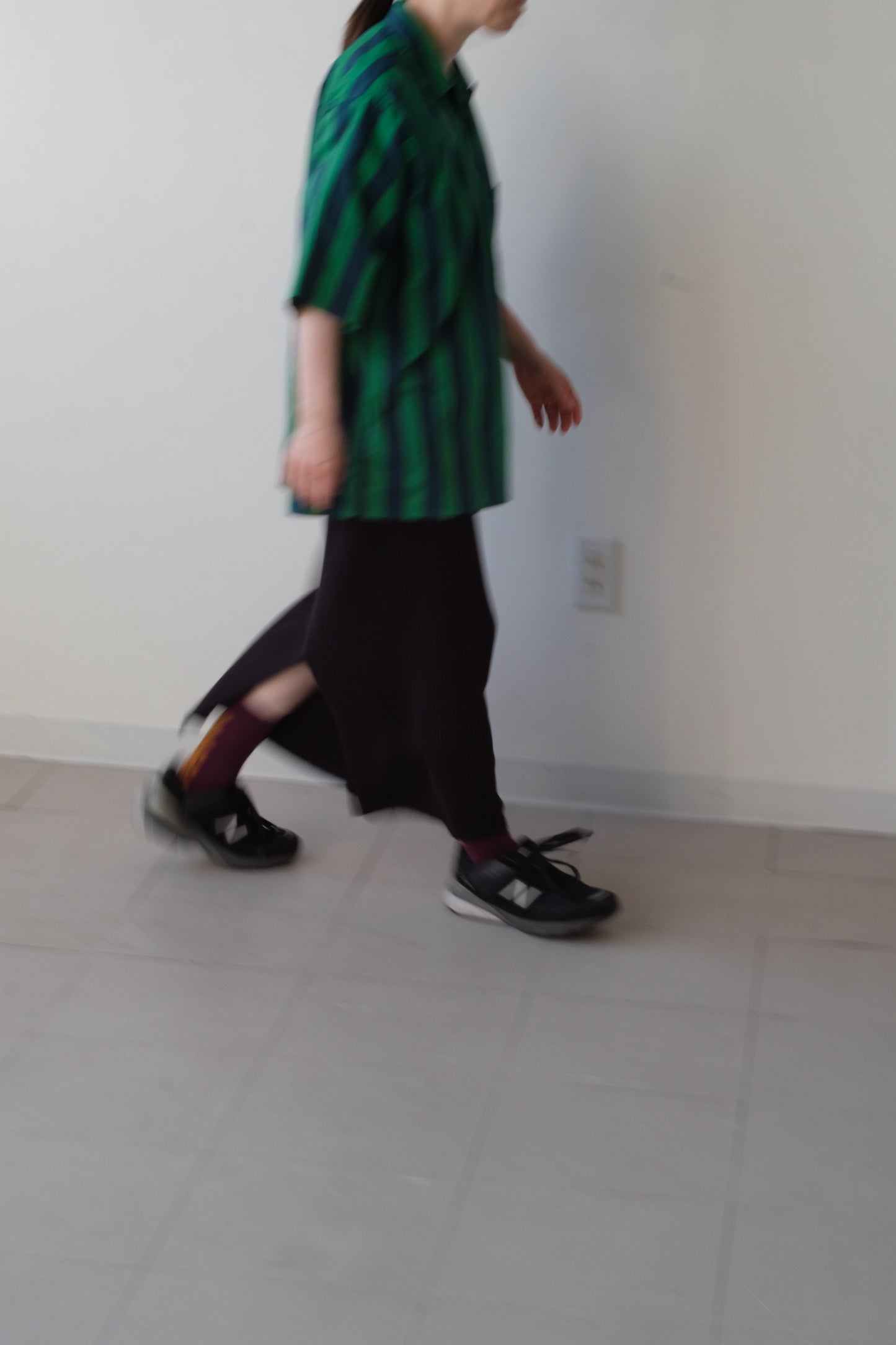 Opencollar stripe shirts