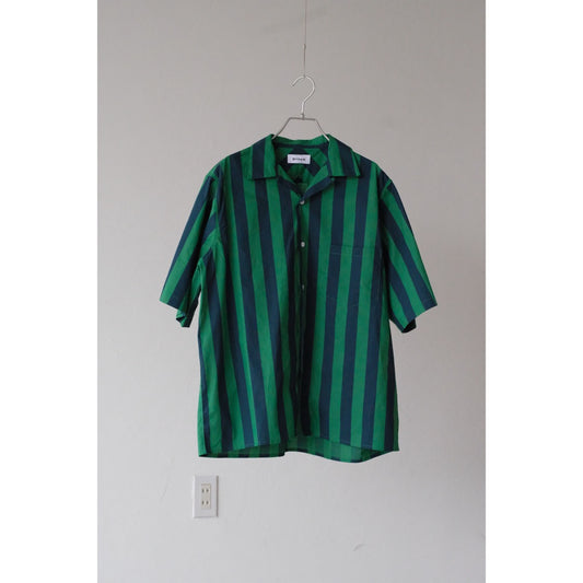 Opencollar stripe shirts