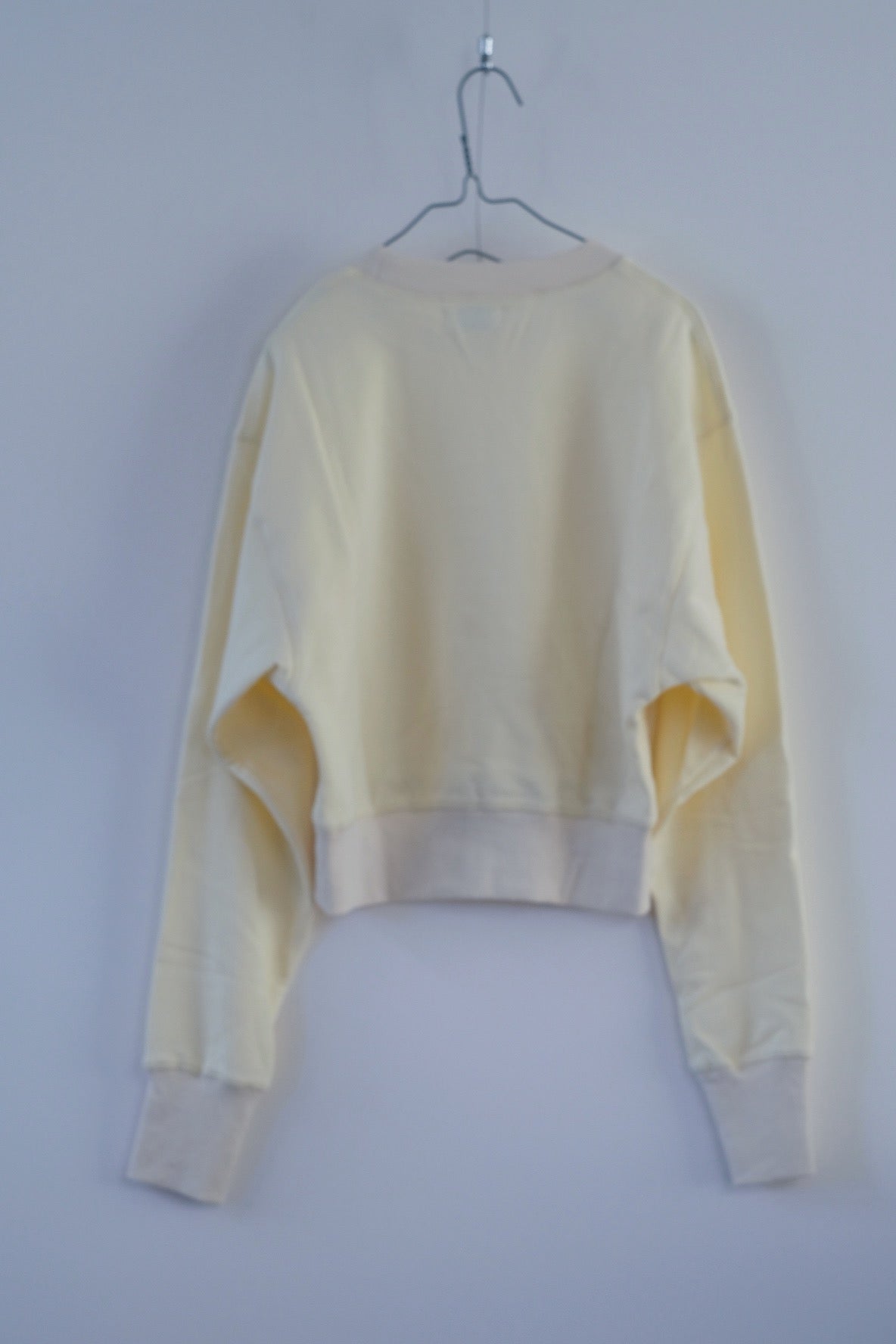 Short length sweat shirt