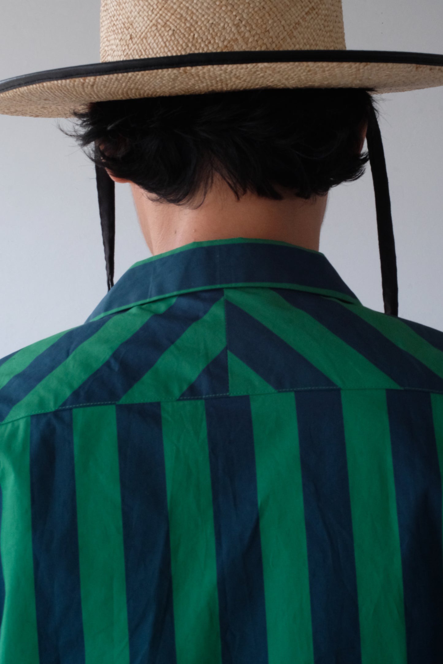 Opencollar stripe shirts