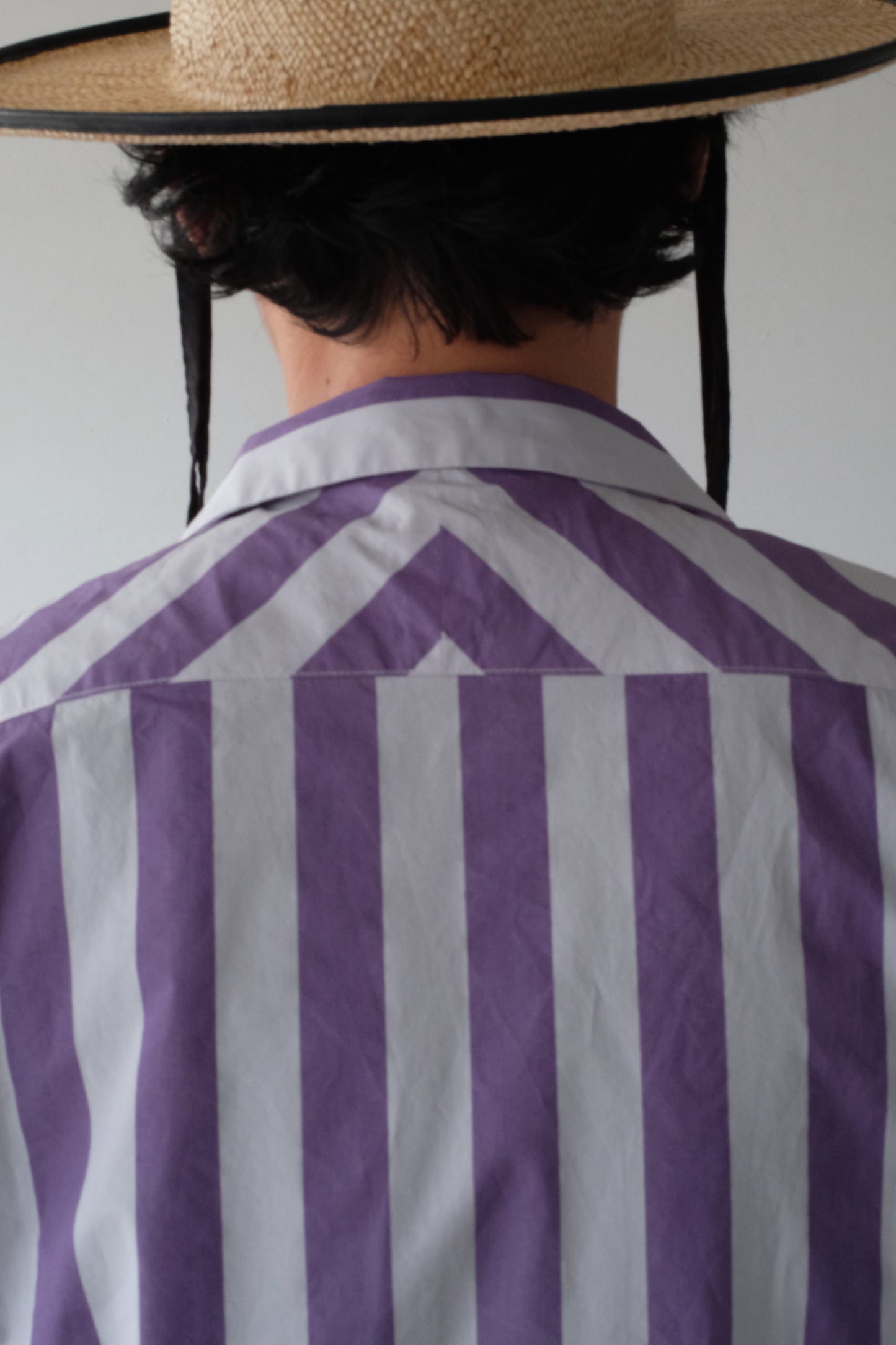 Opencollar stripe shirts