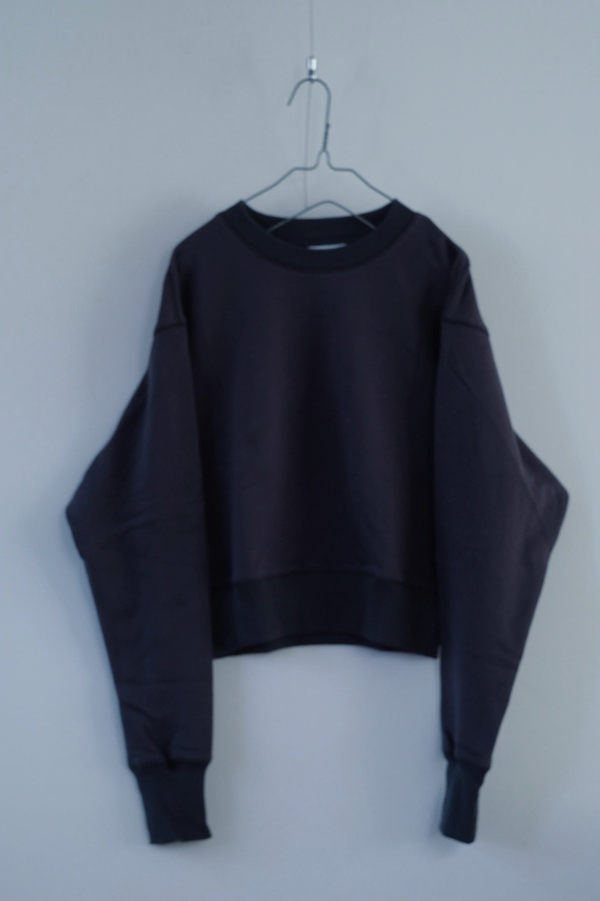 Short length sweat shirt