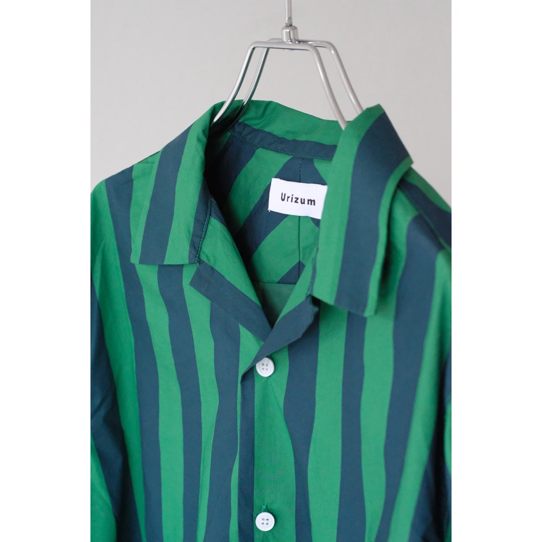 Opencollar stripe shirts