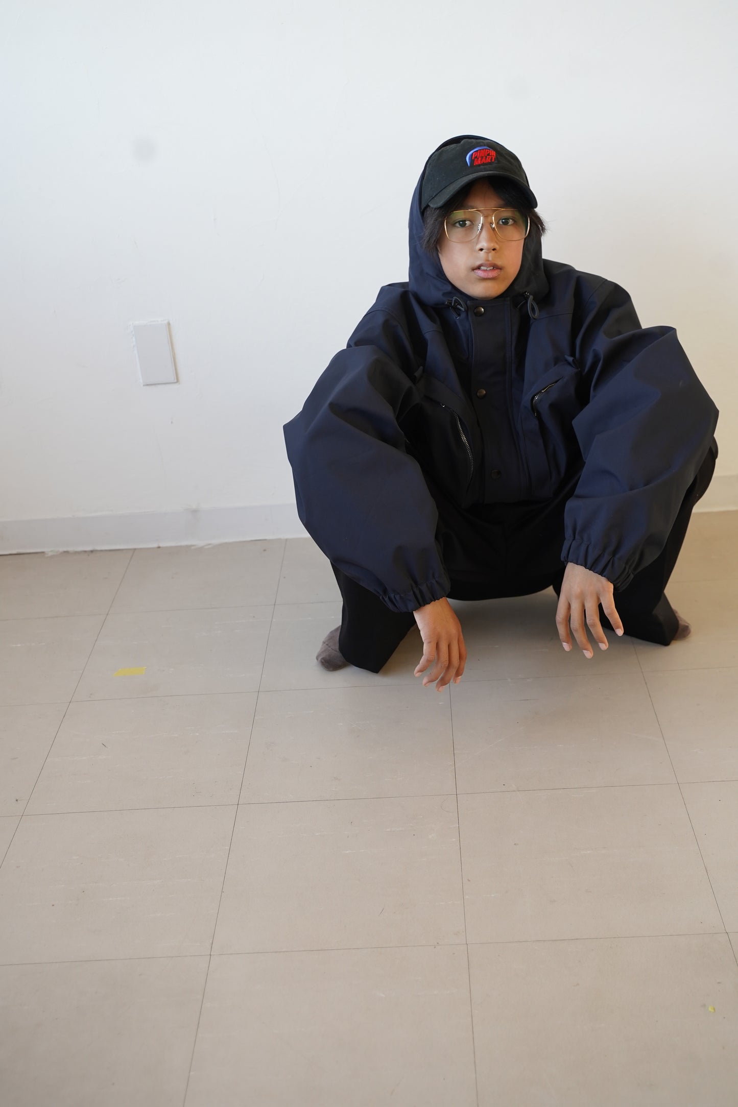 Cropped mountain parka