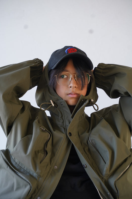 Cropped mountain parka