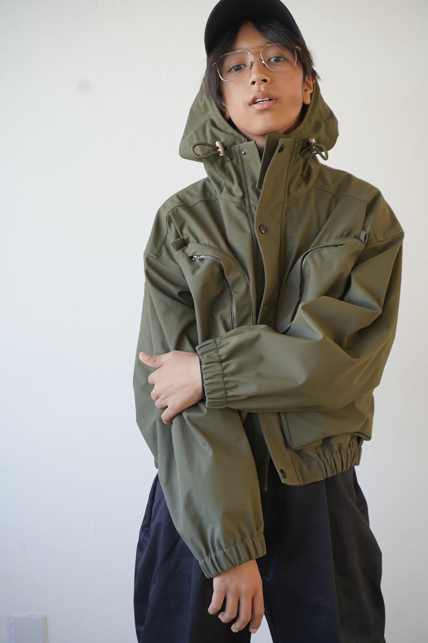 Cropped mountain parka