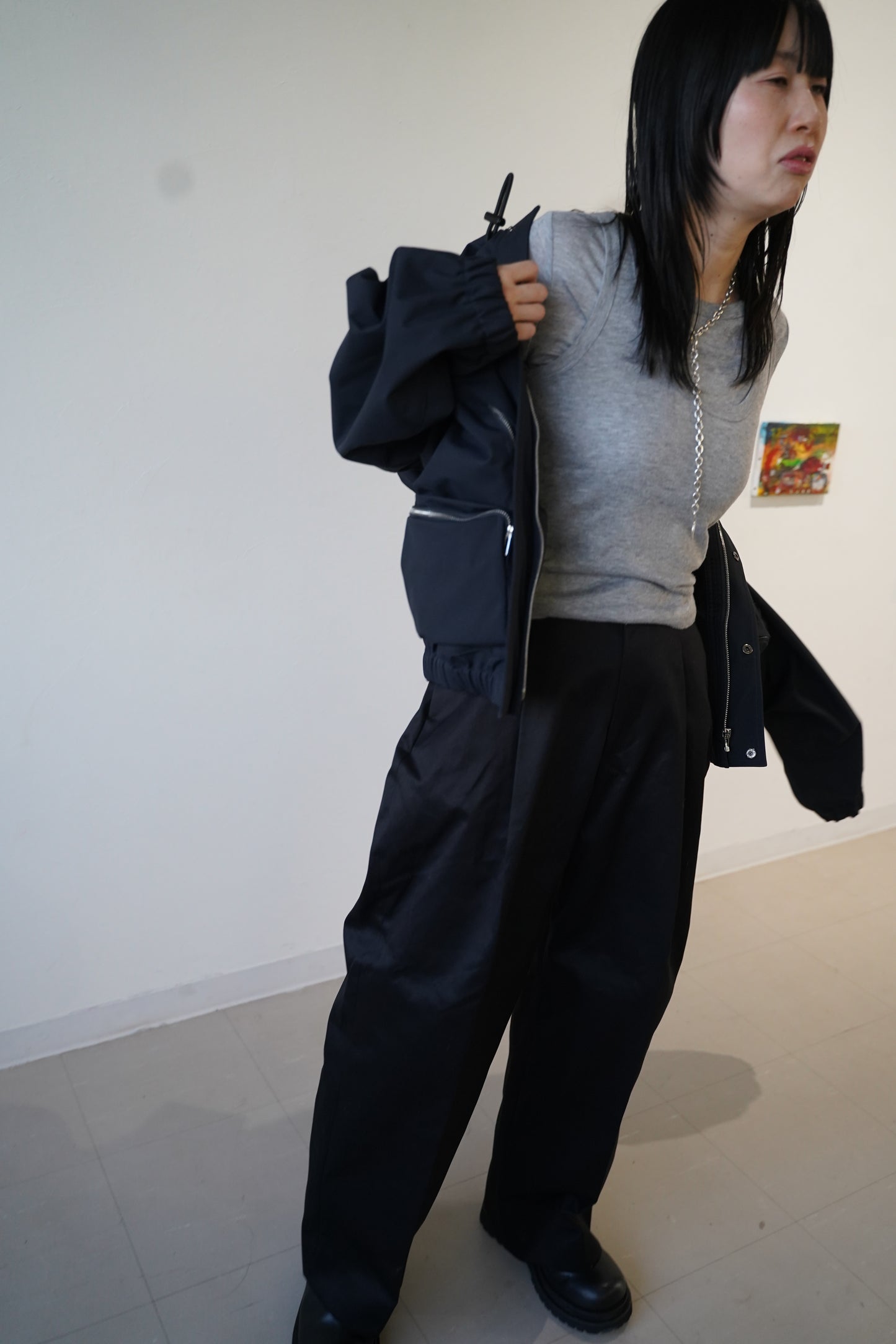 Cropped mountain parka