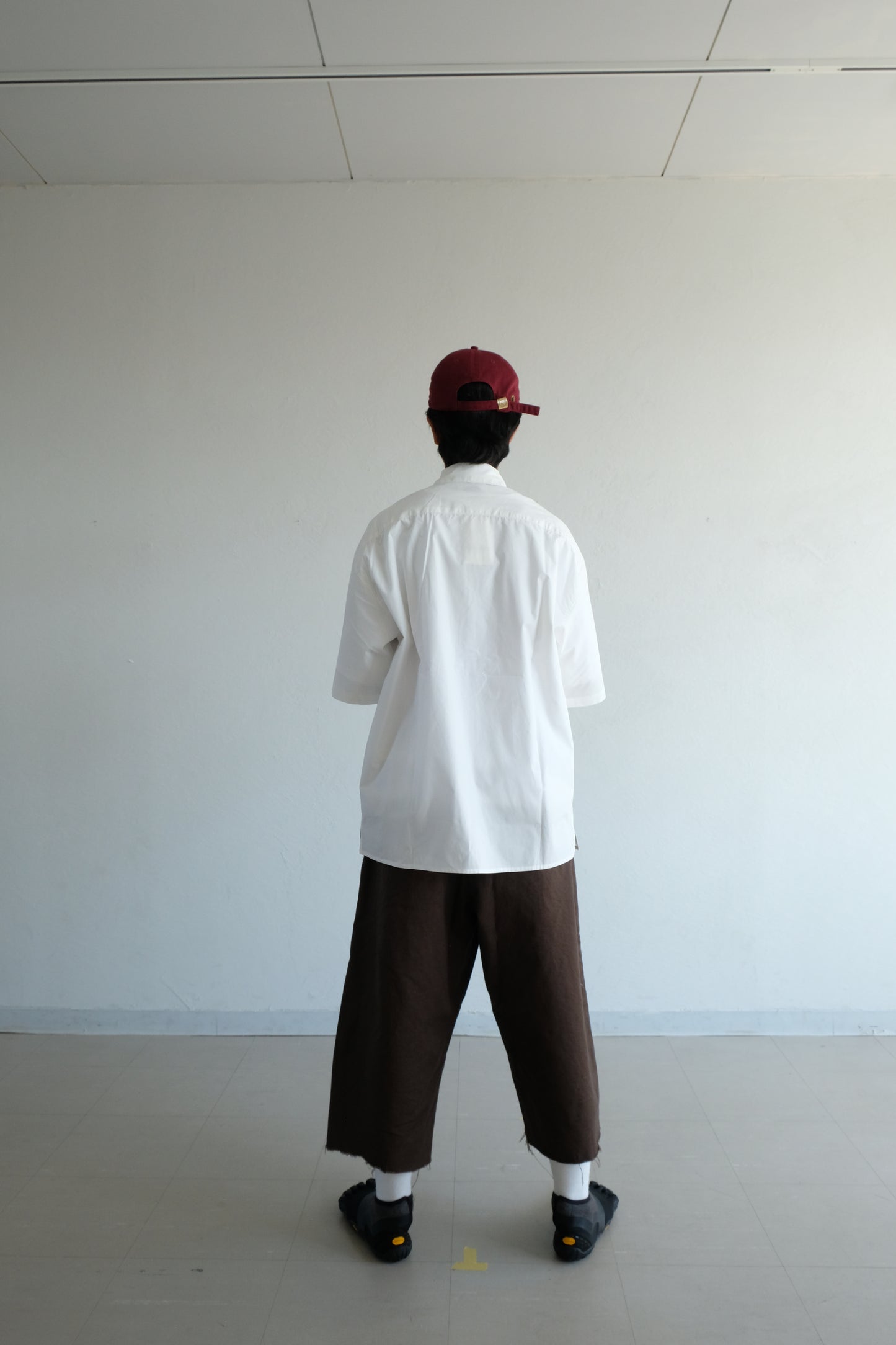 Bigcollar short sleeve shirt