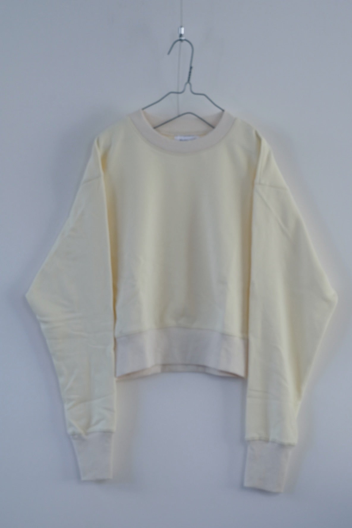 Short length sweat shirt