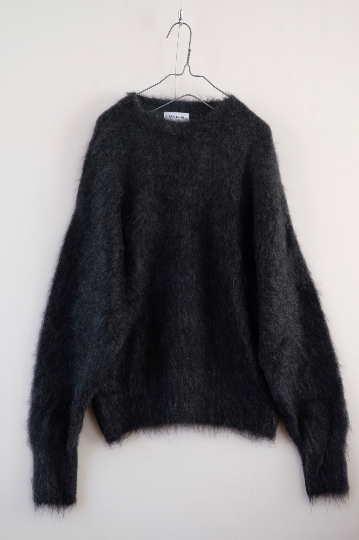 Shaggy mohair pullover knit