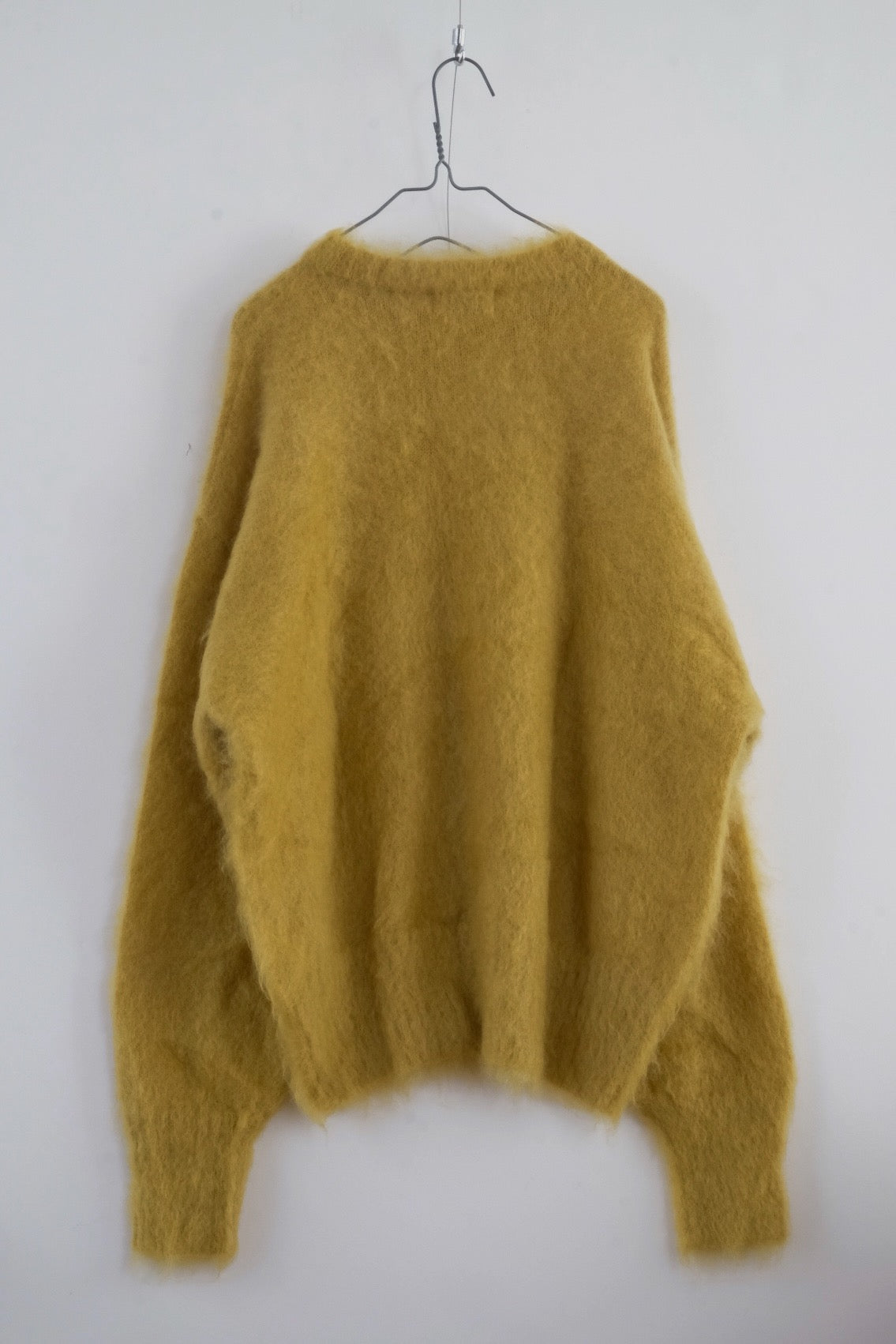 Shaggy mohair pullover knit