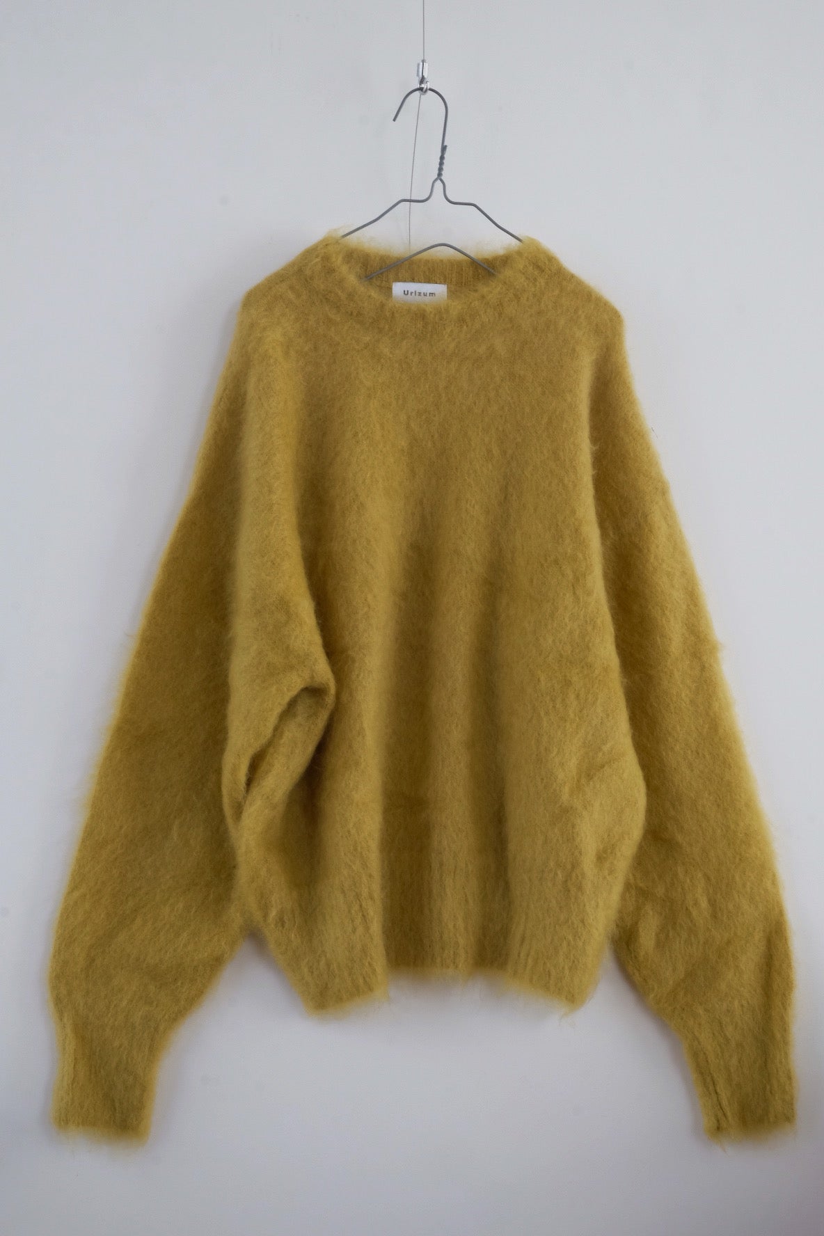 Shaggy mohair pullover knit