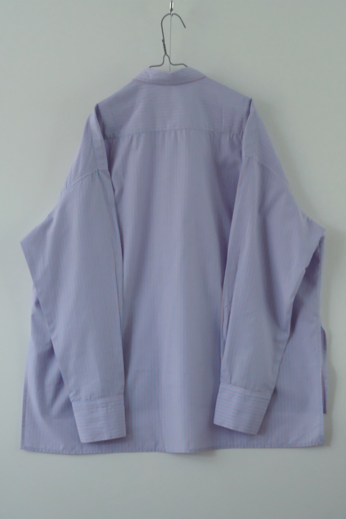 Regularcollar stripe shirt