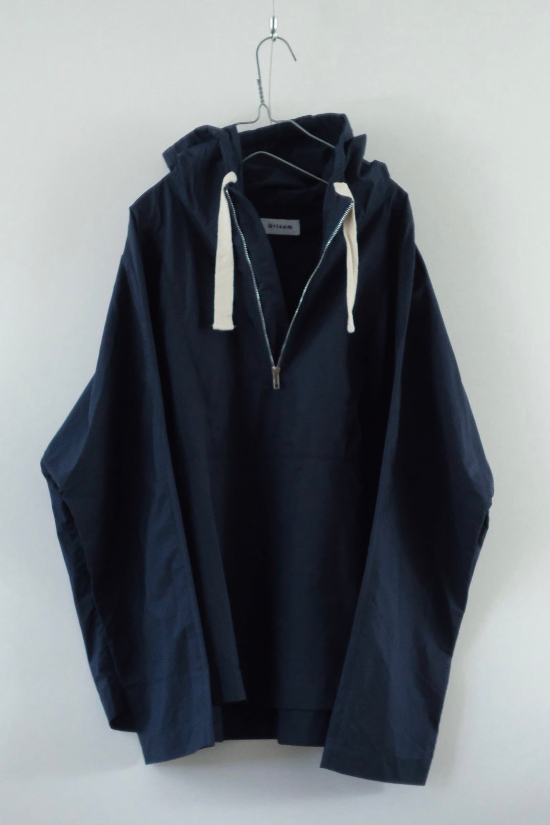 Box silhouette anorak hoodie